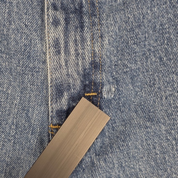 Wrangler Premium Quality Mens Jeans 38x32 Blue Denim Comfort Fit Workwear Rugged - Picture 5 of 14